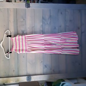 Girls Striped Maxi